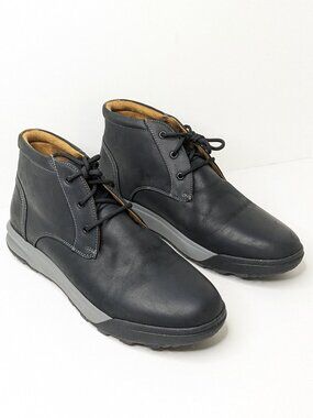 Florsheim Trail Mix Chukka Boots Black Leather Men's 13